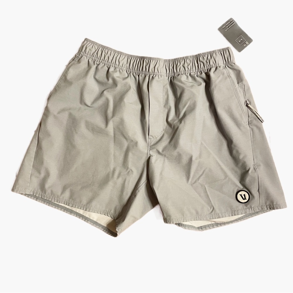 Vuori Men’s Cape Shorts, Gray, Size Medium